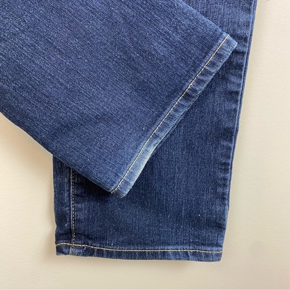 Paige Skyline Straight Leg Jeans Size 29 Dark Wash Stretchy Comfortable Mid Rise - Picture 5 of 16